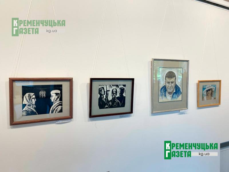 Від ювілейної графіки до дикої природи Дніпра: у художній галереї Кременчука відкрили три нові виставки