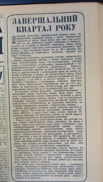 Плани горять, магазини - порожні, будівництво Будинку культури відстає: чим жив Кременчук десятки років тому