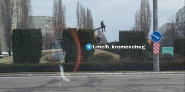 У Кременчуці чоловік виліз на дуло "танку"