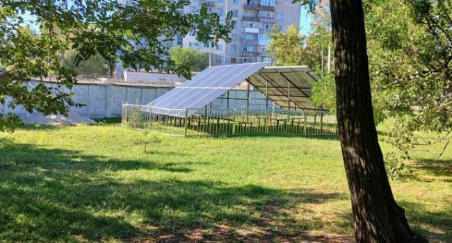 У сквері «Сосновий» зникли тварини, але з’явилися сонячні панелі
