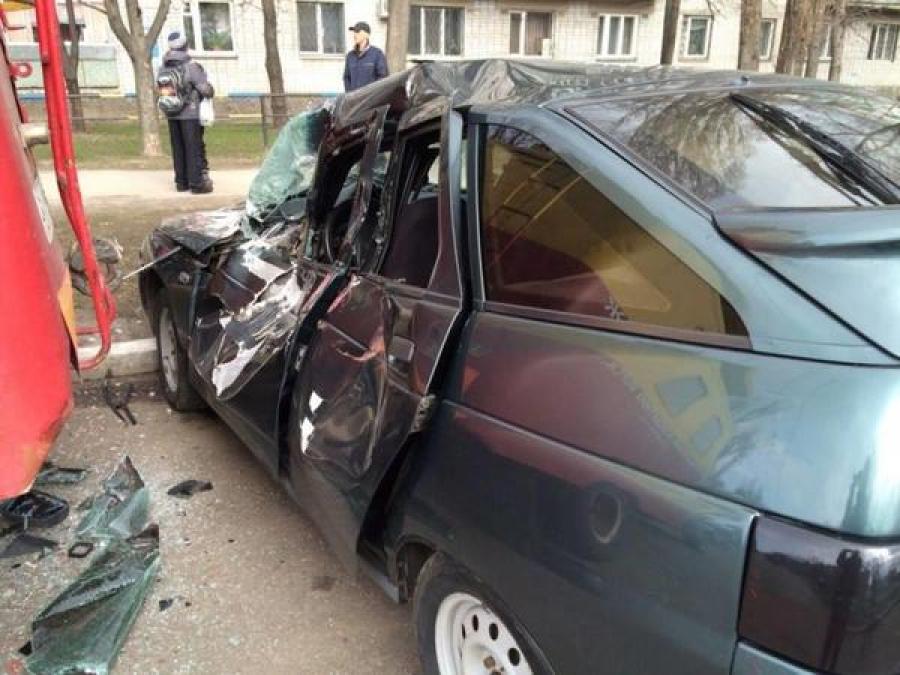 В Кременчуге на Киевской произошла авария