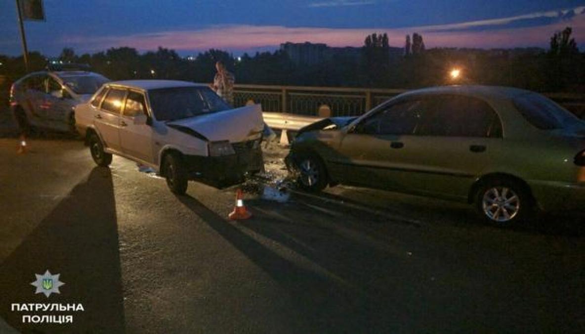 В Кременчуге пьяный водитель стал причиной ДТП