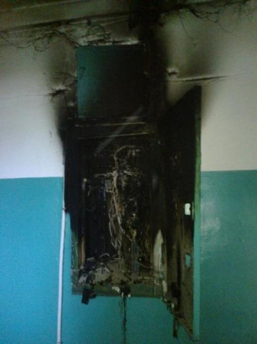 На выходных в Кременчуге горела квартира и подъезд