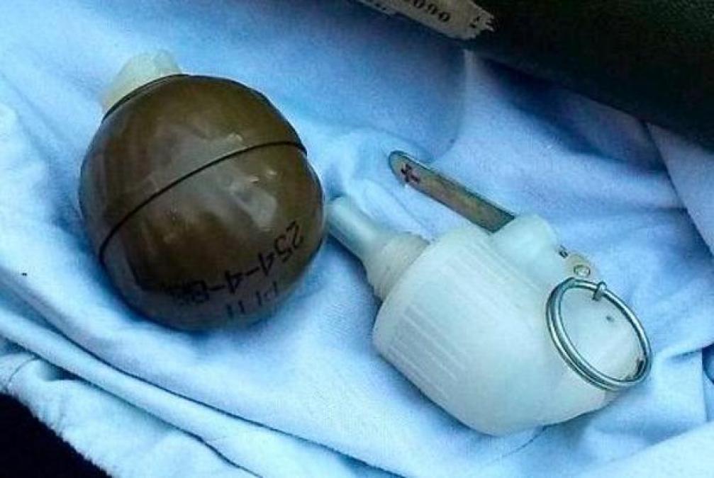На блокпосту недалеко от Кременчуга изъяли боевую гранату