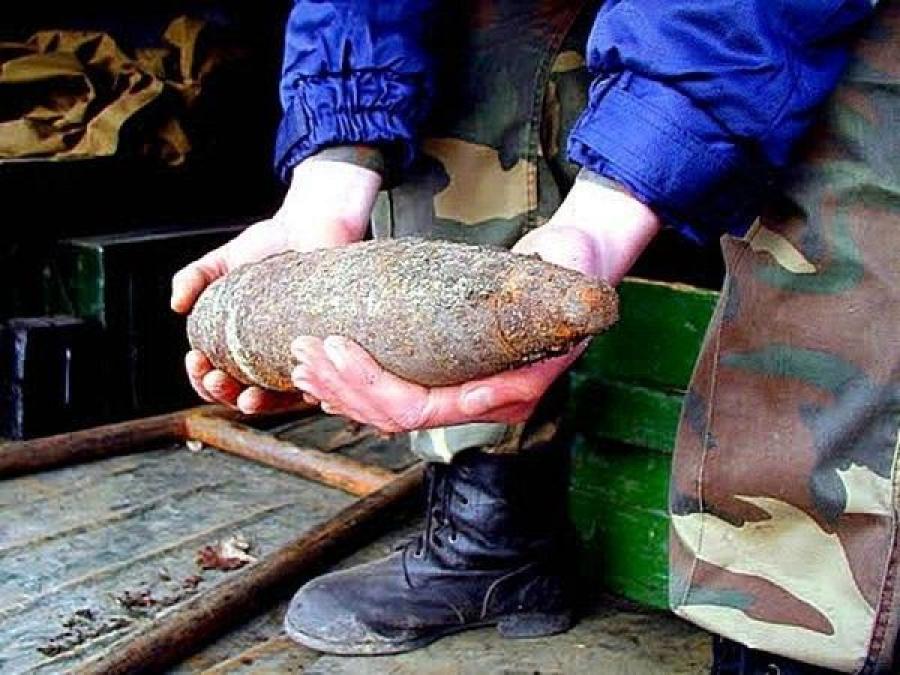 В Кременчуге нашли снаряд времен прошлой войны