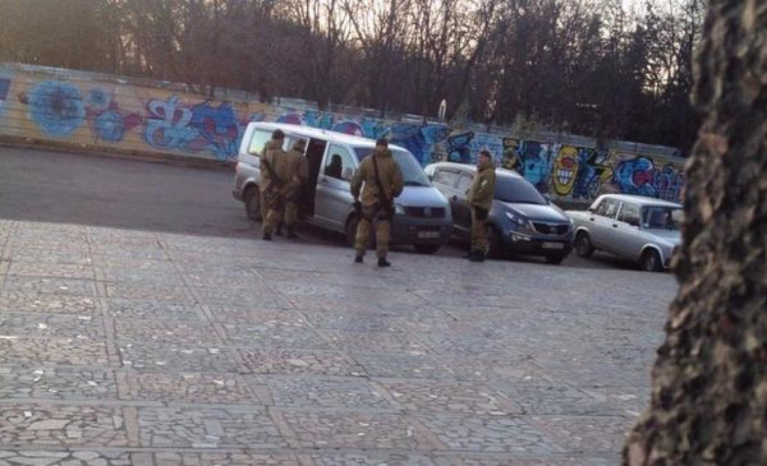В центре Кременчуга проводятся следственные действия 