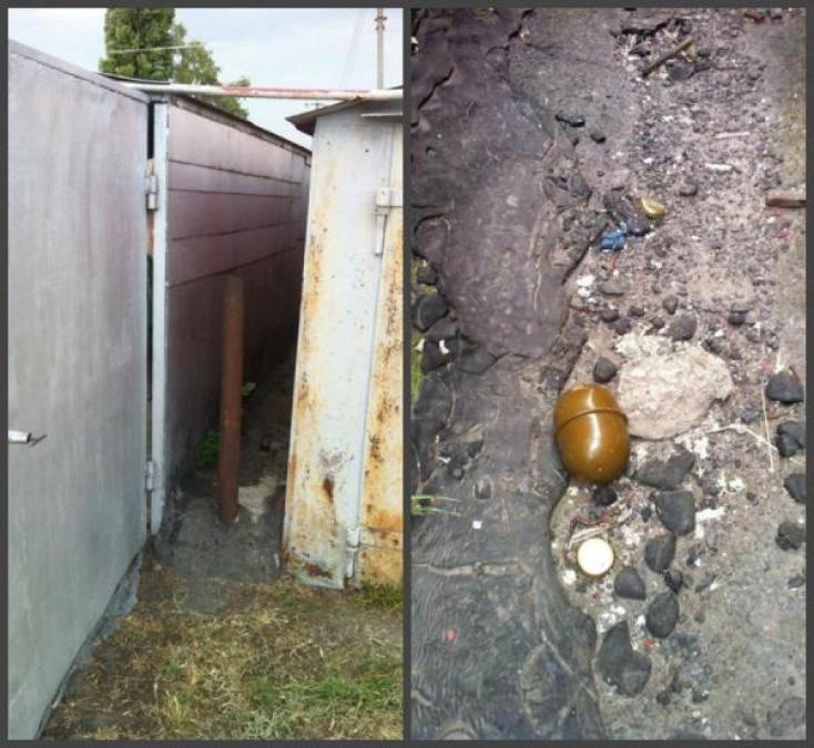 В гаражах на Молодежном валялась граната без запала