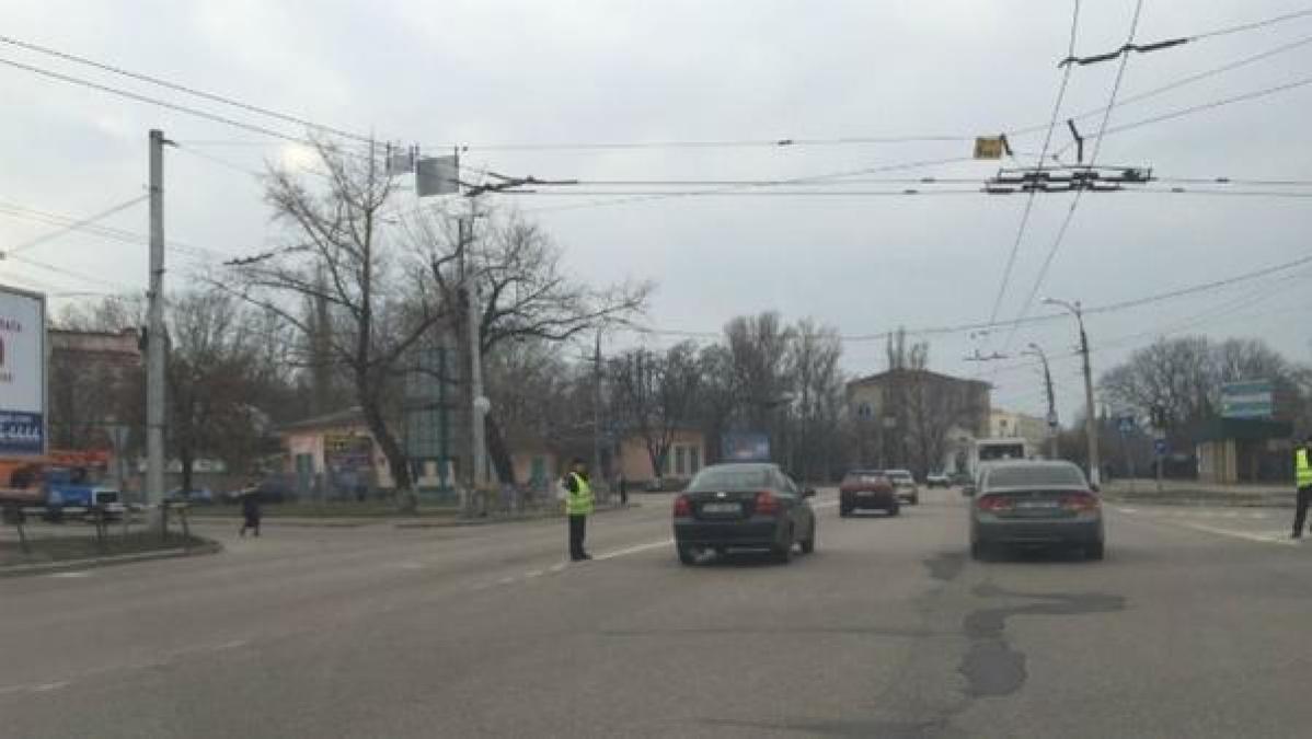 В Кременчуге на центральной магистрали не работают светофоры
