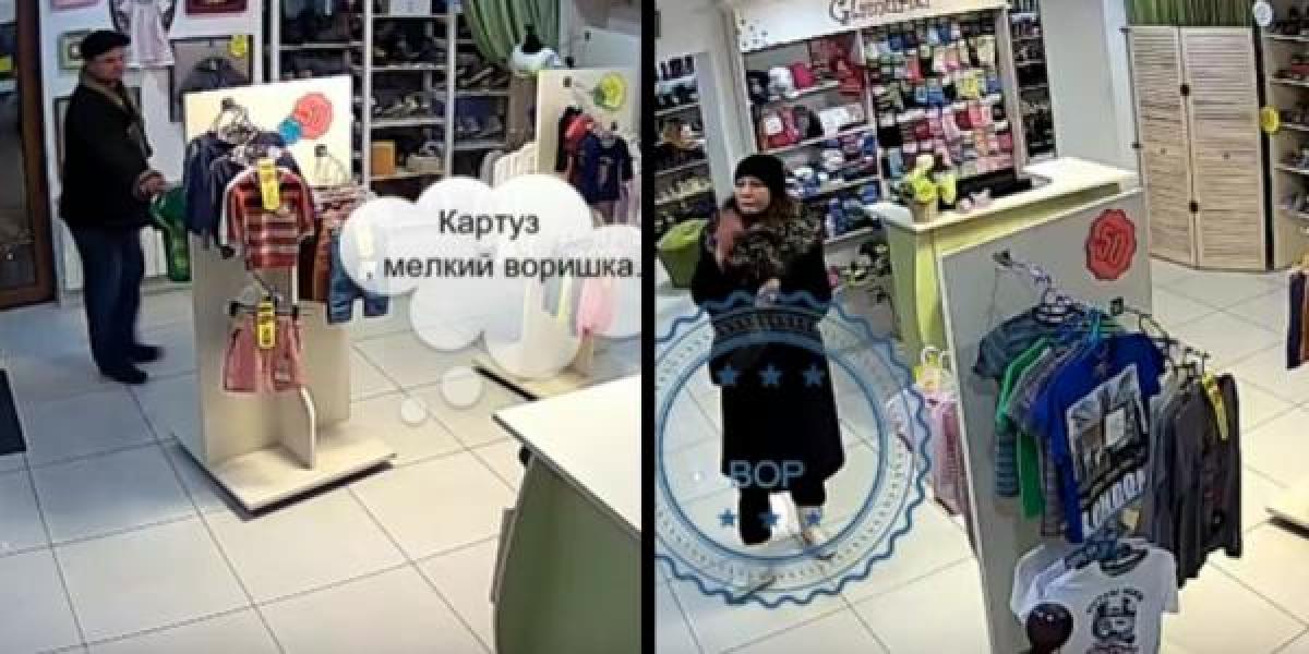Ограбление «по-детски» запечатлели камеры в кременчугском магазине