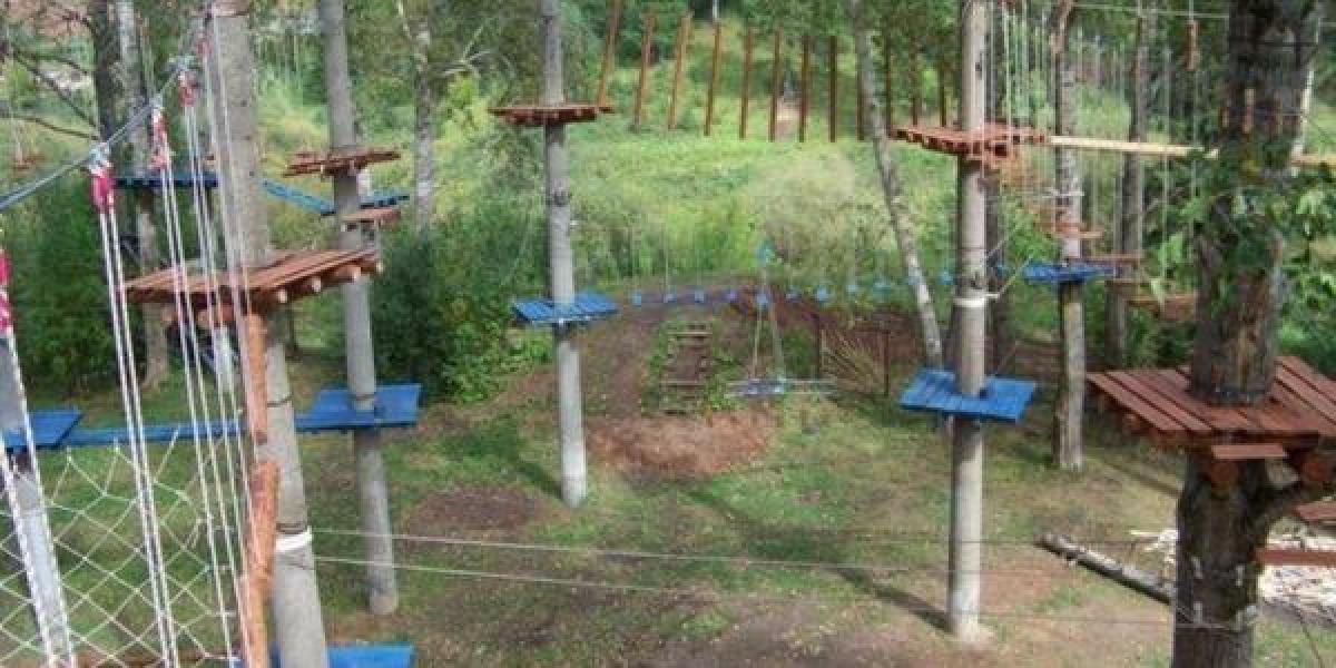 В парке Мира появятся аттракционы и веревочный городок