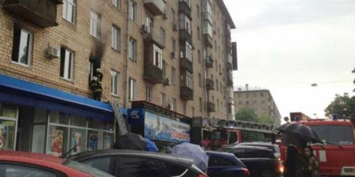 Дымят окна и балконы в Кременчуге
