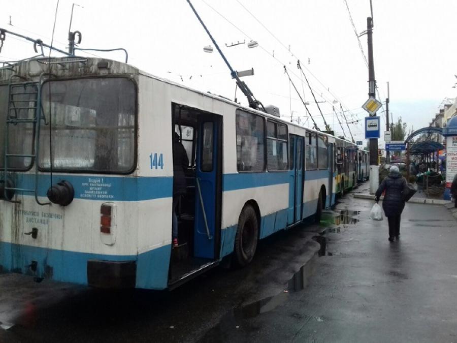 В Кременчуці зупинились тролейбуси