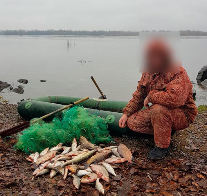 Кременчужанин попався рибоохоронному патрулю у Кам’янському водосховищі
