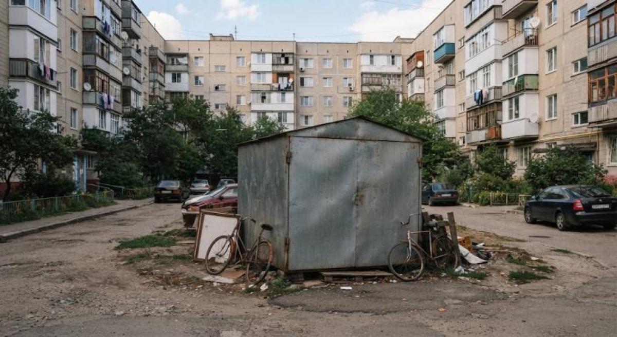 Контейнер серед житлового кварталу: у Кременчуці виписали штраф за металевий «самобуд»