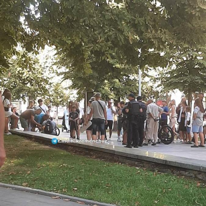 У сквері у центрі Кременчука сталася бійка між підлітками
