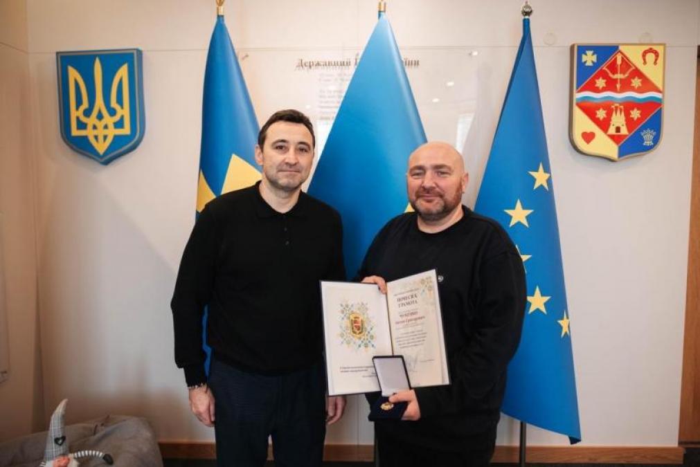 Заступника начальника Полтавської ОВА Антона Чубенка нагородили Почесною грамотою обласної ради