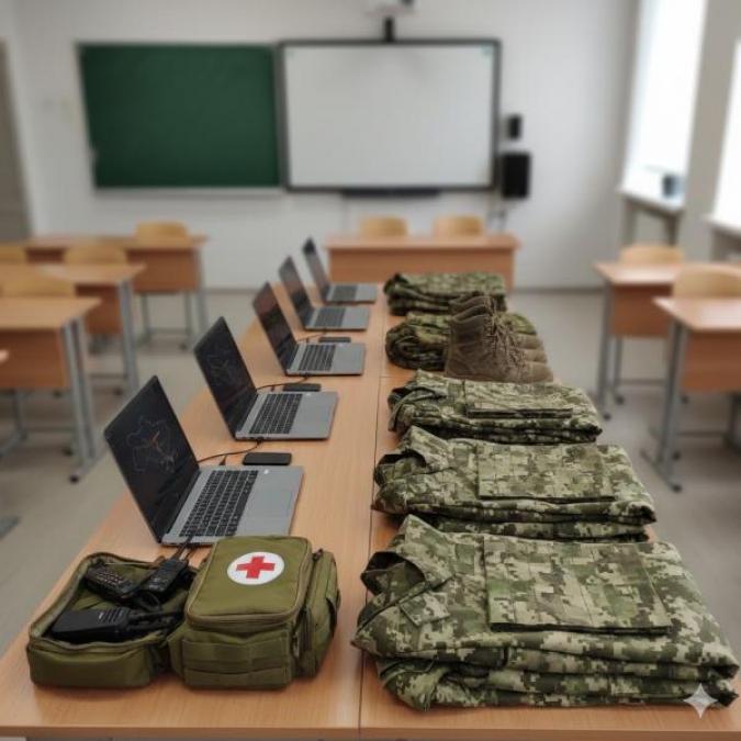 Броня і софт: як у Кременчуці екіпірують новостворений Центр підготовки до спротиву