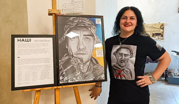«Кременчук став для мене рідним через хлопців, які боронили Костянтинівку» — авторка артпроєкту «НАШІ» Оксана Шибас