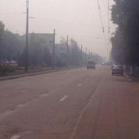Кременчуг затянуло дымом (дополнено)